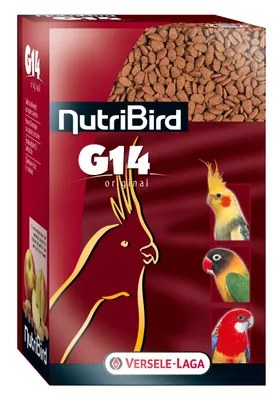 Produktbild von Versele Laga NutriBird G14 Original-Wartung 1kg - Granulat für Nymphensittiche und andere mittelgroße Papageien
