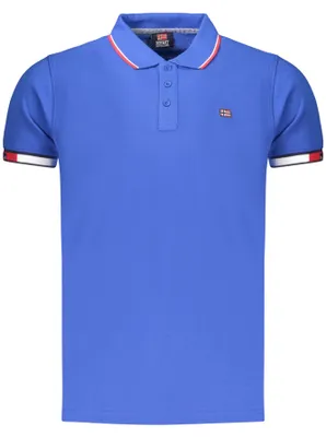 Obrázok produktu pre Norwegen 1963 Herren-Poloshirt Mit Kurzen Ärmeln, Blau