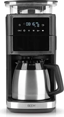 Immagine prodotto di BEEM FRESH-AROMA-PERFECT III Macchina da caffè con filtro Macinacaffè Filtro permanente Caraffa termica  10 tazze  Aroma-Plus Timer 24 ore Acciaio inossidabile