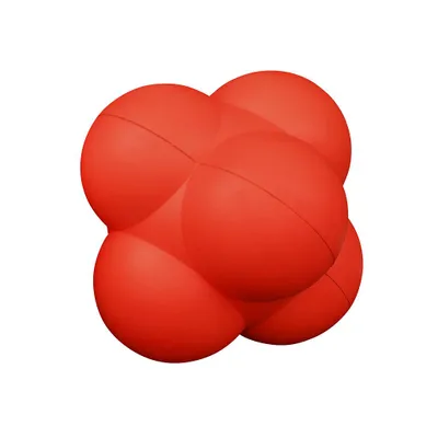 Produktbild von Pre-Sport Schaum Reaktionsball rot - Coated Foam Ball 22cm Sport