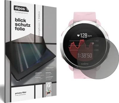 Produktbild von Blickschutzfolie für Suunto 3 Fitness matt Schutzfolie Folie Display Schutz dipos