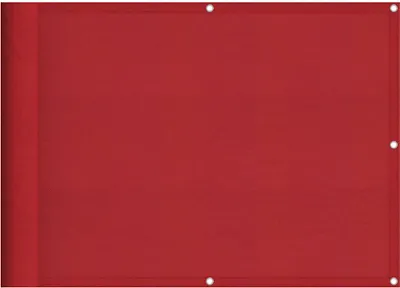 Image de vidaXL Pare-vue de balcon rouge 75x800 cm 100 % polyester-Oxford