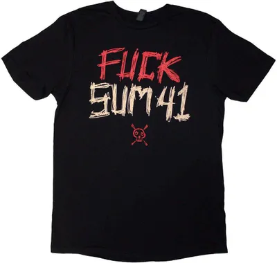 Obrázek produktu pro Sum 41 - Tričko "Tour '24 Fuck Sum 41" pro muže/dámy Uni RO13031 (M) (Black)