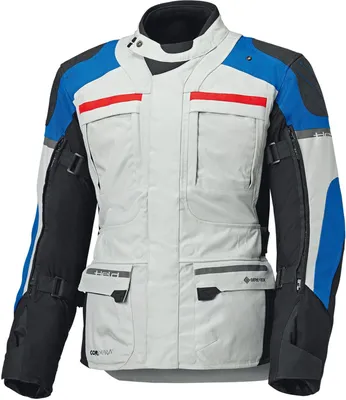 Image de Veste de moto en textile Held Carese 3 Adventure, gris/bleu, XL