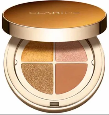 Produktbild von Clarins Ombre 4 Couleurs, Puder, Metallisch, Rauchig, Glättend, Bronze, Sand and Gold, 4 Farben, Matte, Metallisch, Satin