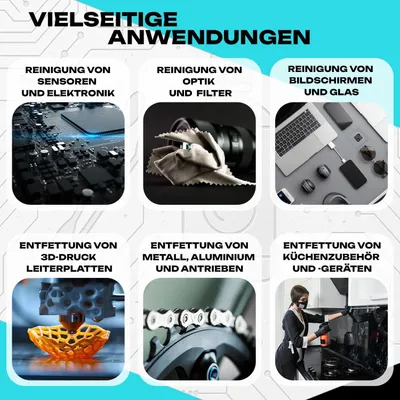 Produktbild von Isopropanol 5L 99,9% IPA Reinigungsalkohol Entfetter für Elektronik GiDeli