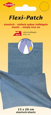 Image de KLEIBER 30375 KLEIBER Flexi-Patch à repasser sur l'envers, bleu clair denim