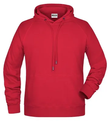 Produktbild von James and Nicholson - Kapuzenpullover für Herren LT6274 (L) (Rot)