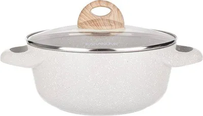 Obrázok produktu pre 24 cm panvica s pokrievkou na zdravé vyprážanie