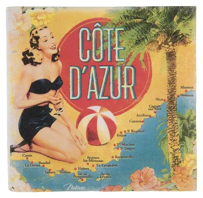 Obrázek produktu pro Clayre & Eef Papírové ubrousky, sada 20 ks, 33 x 33 cm, žluté
