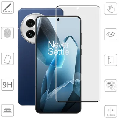 Obrázek produktu pro Pro OnePlus 13 2x 4D Display Full LCD Curved H9 Tempered Glass Screen Protector
