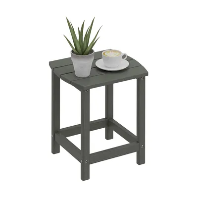 Produktbild von Tische, Gartentische, Balkontische, Esstische für draußen, Campingtische，Beistelltische für draußen，Kleine Tische，48 x 37 x 46 cm, grau