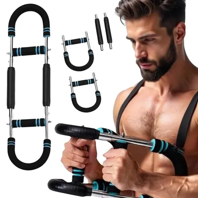 Obrázek produktu pro Trenažér síly na celé tělo pro posílení břicha paží nohou a zad ergonomické rukojeti pro domácí trénink