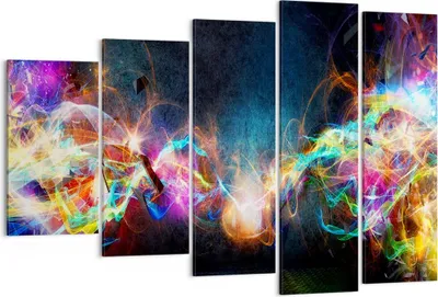 Produktbild von Bild auf Leinwand - Leinwandbild - Abstraktion modern - 150x100cm - Wand Bild - Wanddeko - Leinwanddruck - Bilder - Kunstdruck - Wanddekoration - Leinwand bilder - Wandkunst - EG150x100-3512