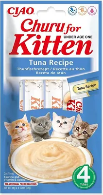 Immagine prodotto di Pochoutka Churu Kitten tuňák 4x14g