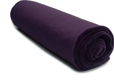 Zdjęcie produktu dla Dzianina Minky o gładkim wzorze, ciemnofioletowa, 50 x 160 cm