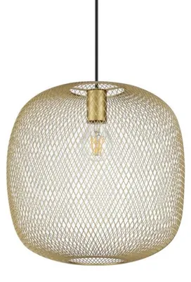 Produktbild von Zeitgenössischer Hängekronleuchter Netz Metall Gold 1 Licht E27 42W