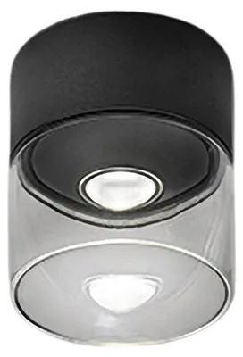 Zdjęcie produktu dla Lampa sufitowa LED Lens z odlewu aluminiowego, ciemnoszara, 6,5W, 3000K, IP65 Idealne oświetlenie sufitowe do wnętrz oraz na zewnątrz budynku