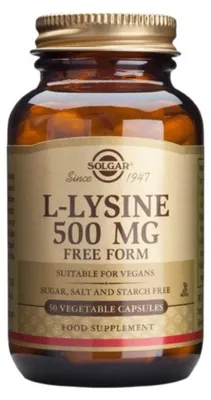 Productafbeelding van Solgar L-lysine HCL 500 mg (50 capsules) 033984016804