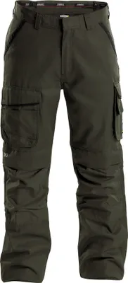 Produktbild von DASSY® Connor Canvas Arbeitshose mit Kniepolstertaschen OLIVGRÜN/SCHWARZ Gr.53