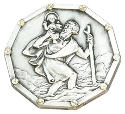 Autotalisman Christopherus 3,0 cm, Metall, universell