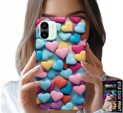 Obrázok produktu pre Puzdro pre Xiaomi Redmi A2 - Farebné srdiečka