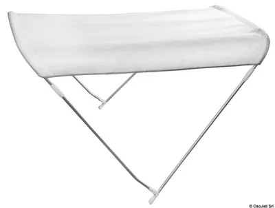 Immagine prodotto di Tenda pieghevole con 2 archi, bianca 175/185 cm, 1 pezzo