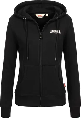 Produktbild von Lonsdale Calder Vale Reißverschlusspullover Schwarz 2XL Damen Schwarz 2XL