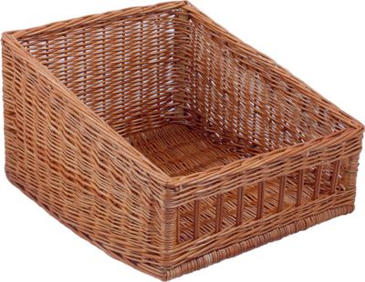 Systemregalkorb, Brotkorb, Brötchenkorb, Thekenkorb, 50x40x16/27cm, gestäbt