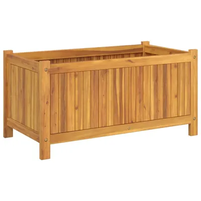 Obrázek produktu pro vidaXL Květináč s vložkou 80x42x40 cm z masivního dřeva akácie