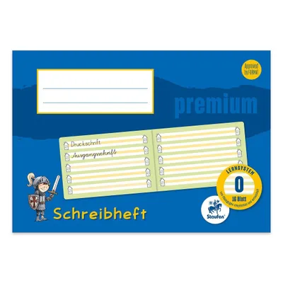 Image de Staufen® 734500701 Schreiblernheft Premium Lineatur 0 (1.Schuljahr) - mit gelbem Mittelband liniert ohne Rand