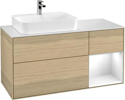 Produktbild von Villeroy & Boch F401GFPC Waschbeckenunterschrank Finion F40