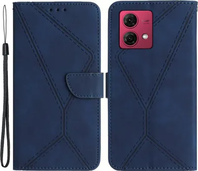 Produktbild von Motorola Edge 40 Neo Hülle - Coverup Klapphülle - Blau