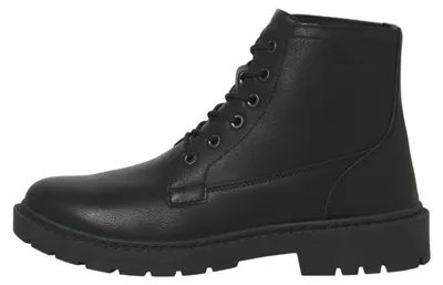Produktbild von Jack & Jones 12287782_212_43, Stiefel, Schwarz, Anthrazit, Rundzeh, Schnürverschluss, Draußen, Gummi