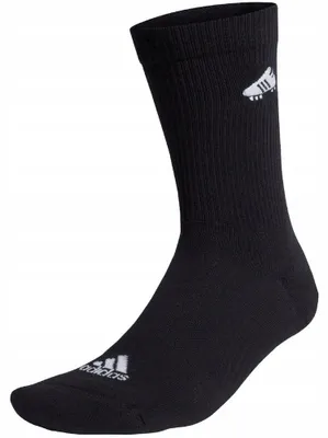 Image de Adidas - Chaussettes de football pour hommes/femmes Unie PP4500 (45,5 EU - 47,5 EU) (Noir)