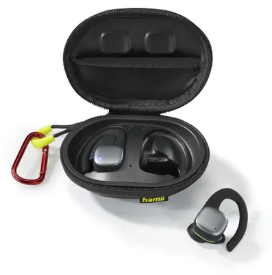 Image de Hama Spirit Athletics Casque True Wireless Stereo (TWS) Tour d'oreille Sport Bluetooth Noir (00184113)
