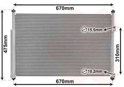 Image de VAN WEZEL Condenseur (climatisation)