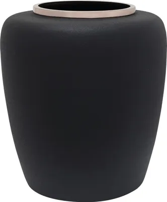 Produktbild von Vase Art Deco 2000 Schwarz / Roségold