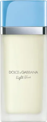 A product shot of a bottle of Dolce & Gabbana Light Blue Eau de Toilette.