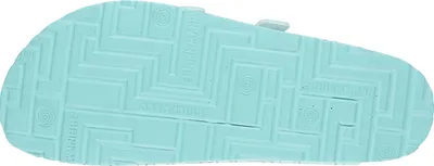 Produktbild von Dr. Brinkmann Damen Pantolette Schnalle Naturformfußbett Muster Kontrastsohle 700705, Größe:40 EU, Farbe:Grün