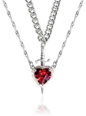 Produktbild von TenaLucy Wunderschöner Schmuck, Beste Freundin Geschenke Halskette Damen, Kette Geschenk Freundin, Mutter Tochter Geschenk Kette Silber für Weihnachte