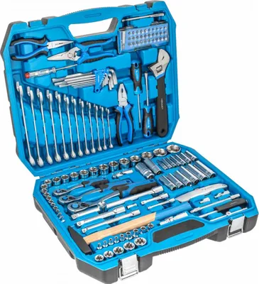 Produktbild von Universal Werkzeugkoffer-Set HT1R439 Högert Werkzeugset 131-teiliges Werkzeugsortiment