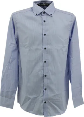 Produktbild von 31105 Venti, ,  Herren langarm Hemd, Popeline, blau weiß kariert, 39