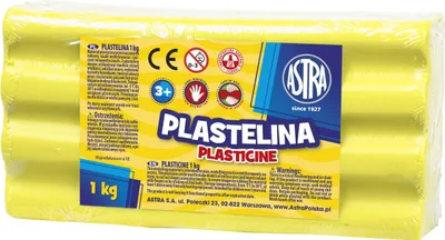 Zdjęcie produktu dla Plastelina 1kg Astra Cytrynowa
