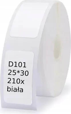 Produktbild von EDIBAZZAR | NIIMBOT Thermoetiketten 25x30mm WEISS 210 Stück für D101