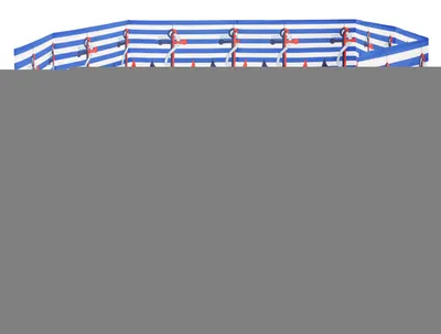 Produktbild von Garronda Strand Windschutz Sichtschutz 10m lang plus Gummihammer GAEX001 (Streifen/Anker, 10 m)