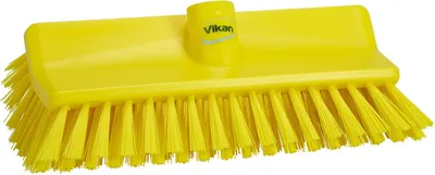 Produktbild von VIKAN High-Low-Bürste, Winkelschrubber, medium, 265 mm vollständig HACCP konform 6-yellow