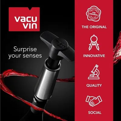 Immagine prodotto di Dispositivo di protezione per il vino con pompa a vuoto