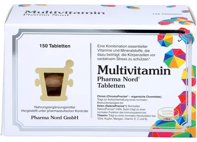 Obrázek produktu pro Pharma Nord Multivitamínové tablety, 150 tablet