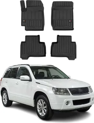Image de Tapis de Sol pour Suzuki Grand Vitara 2005-2014 TPE Noir